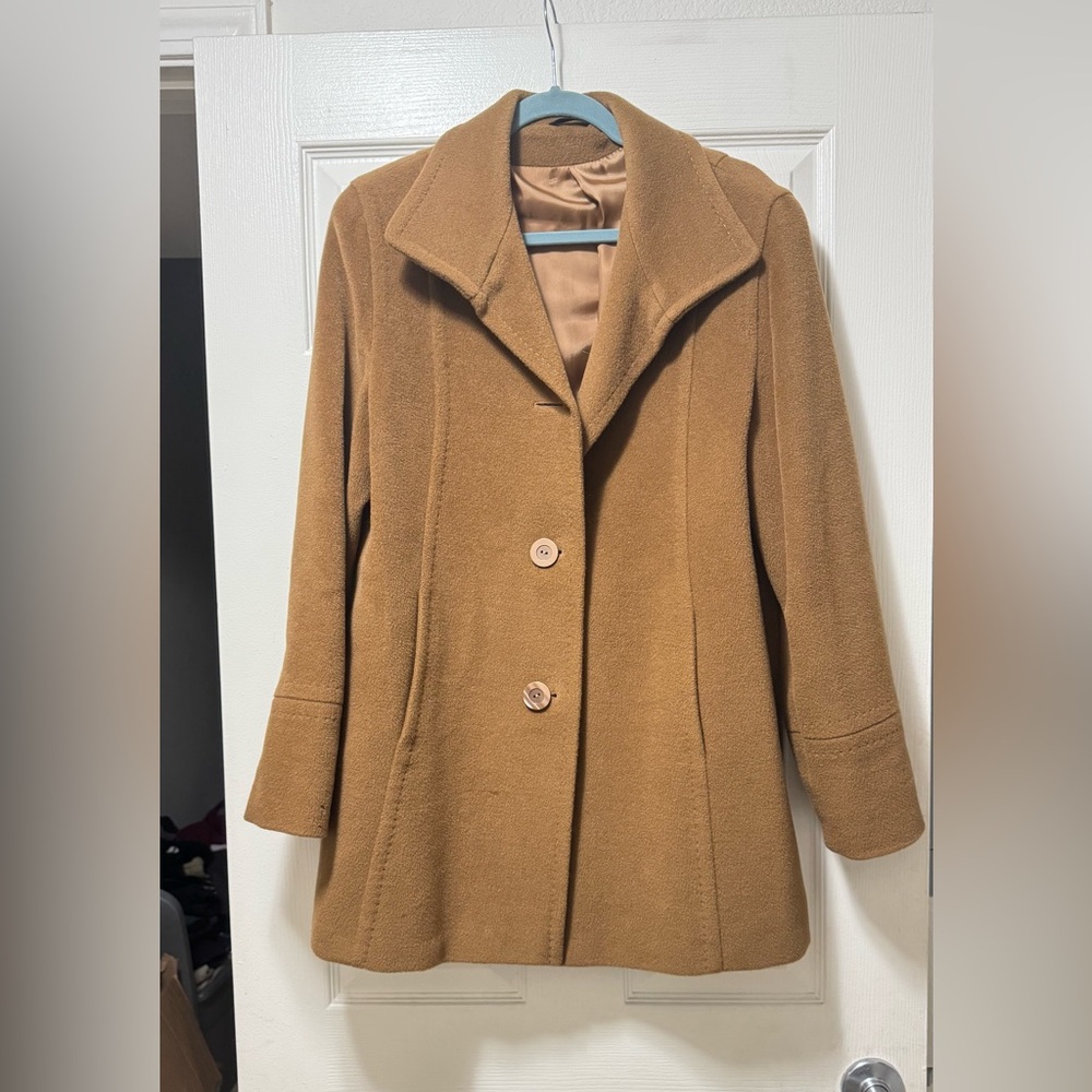 Cinzia Rocca Icons Camel Pea Coat